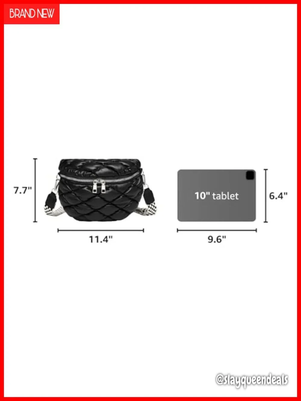 Crossbody Sling Bag Adjustable Strap Faux Leather Shoulder Purse